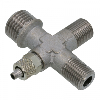 Fluid-Anschluss X-Form (1/4" / 2x1/8" / 5x3mm) für Quickmill Espressomaschinen