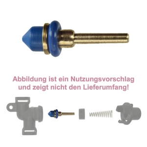 Reparatur Wartungsset PREMIUM für das Auslaufventil (Ventilstößel aus Messing &amp; Dichtungen) - Jura J9.3 Impressa