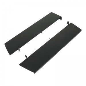 Deckel-Set (Imitat / Schwarz) - Jura E80 Impressa