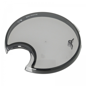 Bohnenbehälterdeckel (Transparent / Getönt) - Saeco &amp; Philips SM7786/00 - Xelis Edelstahl Anthrazit