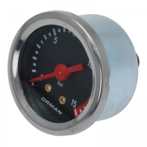 Manometer (Pumpe 0-15 bar / Schwarz) - ECM Casa IV