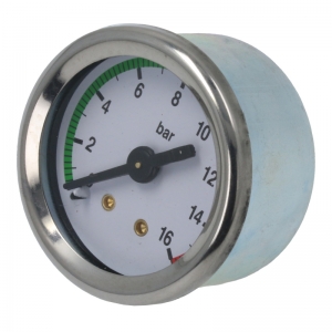 Manometer (Pumpe 0-16 bar / Weiß / Imitat) - Quickmill 3130 EVO 70 Small