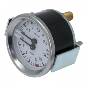 Manometer (Pumpe &amp; Kessel / Weiß / Alternative) - Quickmill 0985 Aquila (NEW)